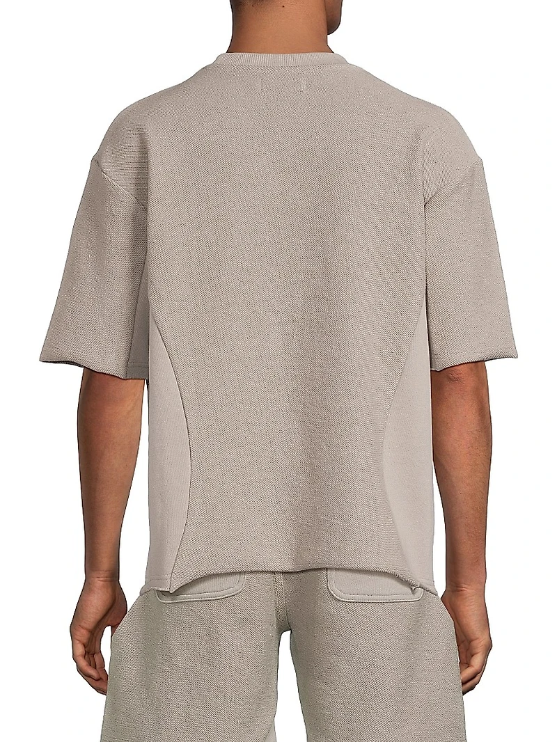 Block Party Reverse Terry Crewneck T-Shirt