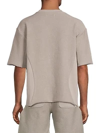 Block Party Reverse Terry Crewneck T-Shirt