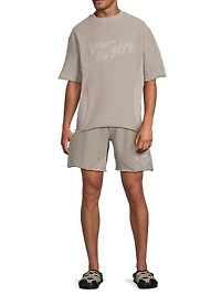 Block Party Reverse Terry Crewneck T-Shirt