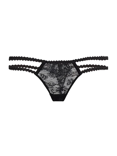 Jardin D'oeillet High-Leg Lace Thong