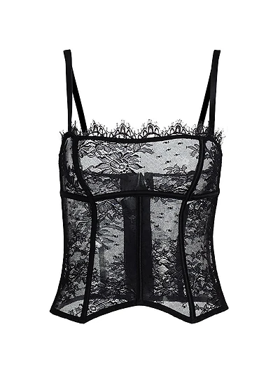 Jolie Lace Boned Bustier