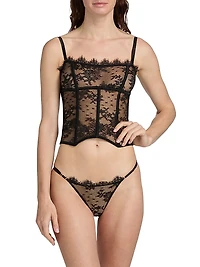 Jolie Lace Boned Bustier