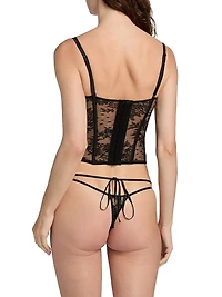 Jolie Lace Boned Bustier