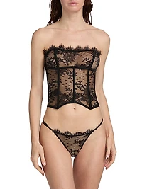 Jolie Lace Boned Bustier