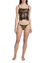Jolie Lace Boned Bustier