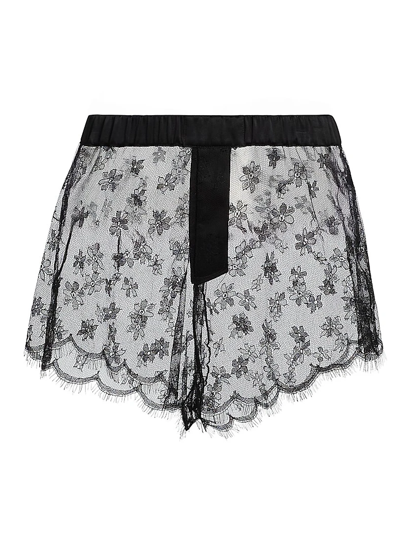Floral Lace Boxer Shorts