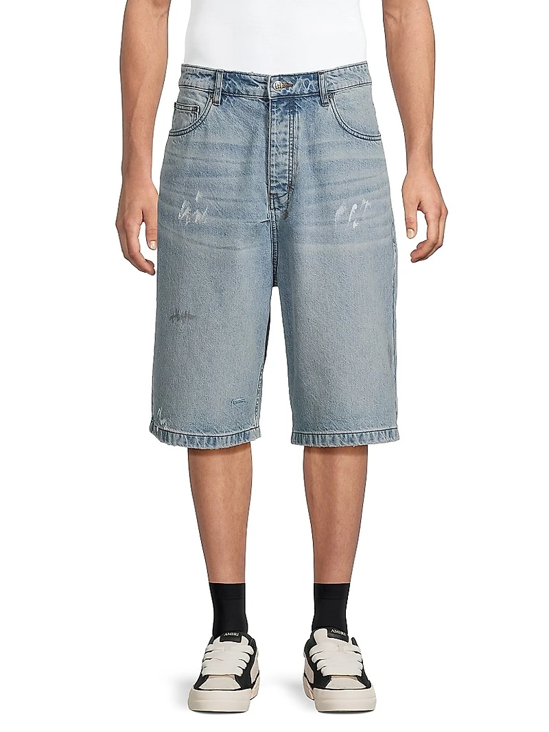 Maxx Longline Denim Shorts