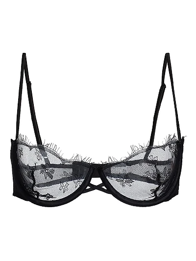 Lace Underwire Balconette Bra