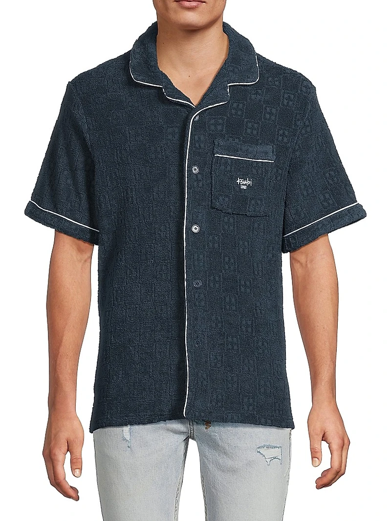 Lounge Cotton Terry Resort Shirt