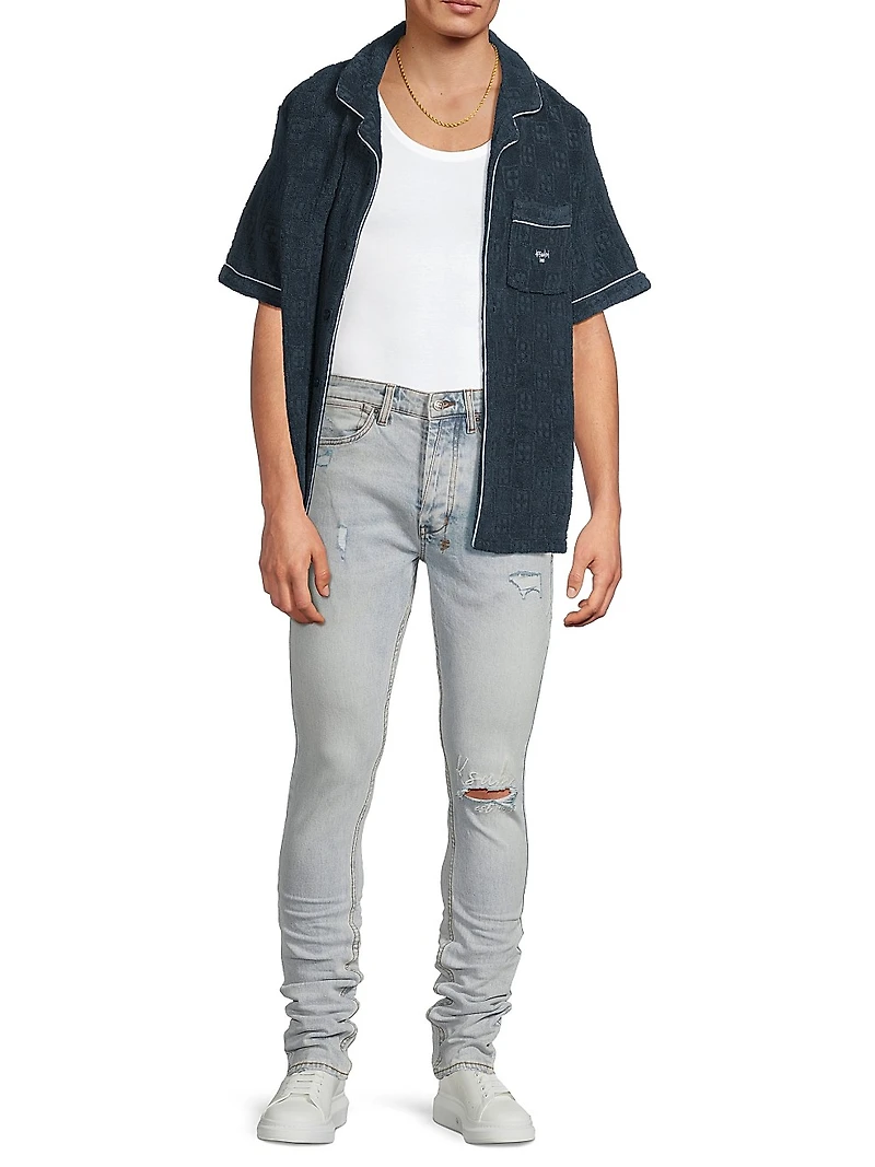 Lounge Cotton Terry Resort Shirt