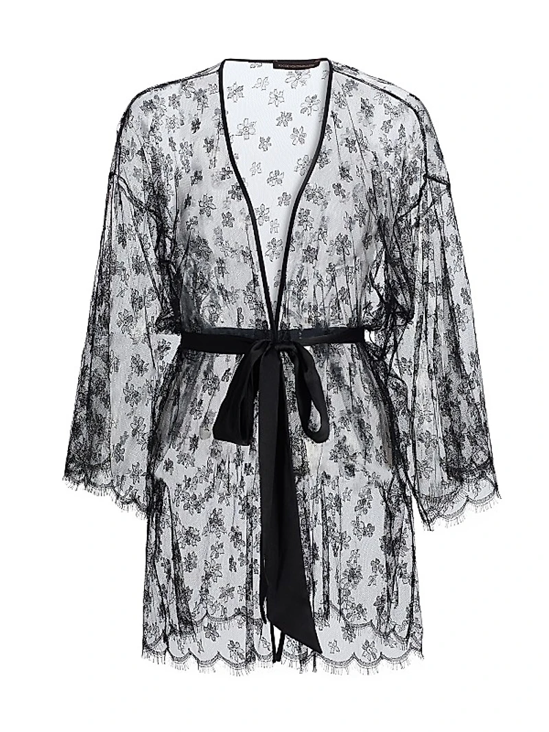 Floral Lace Robe