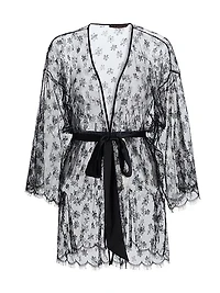 Floral Lace Robe