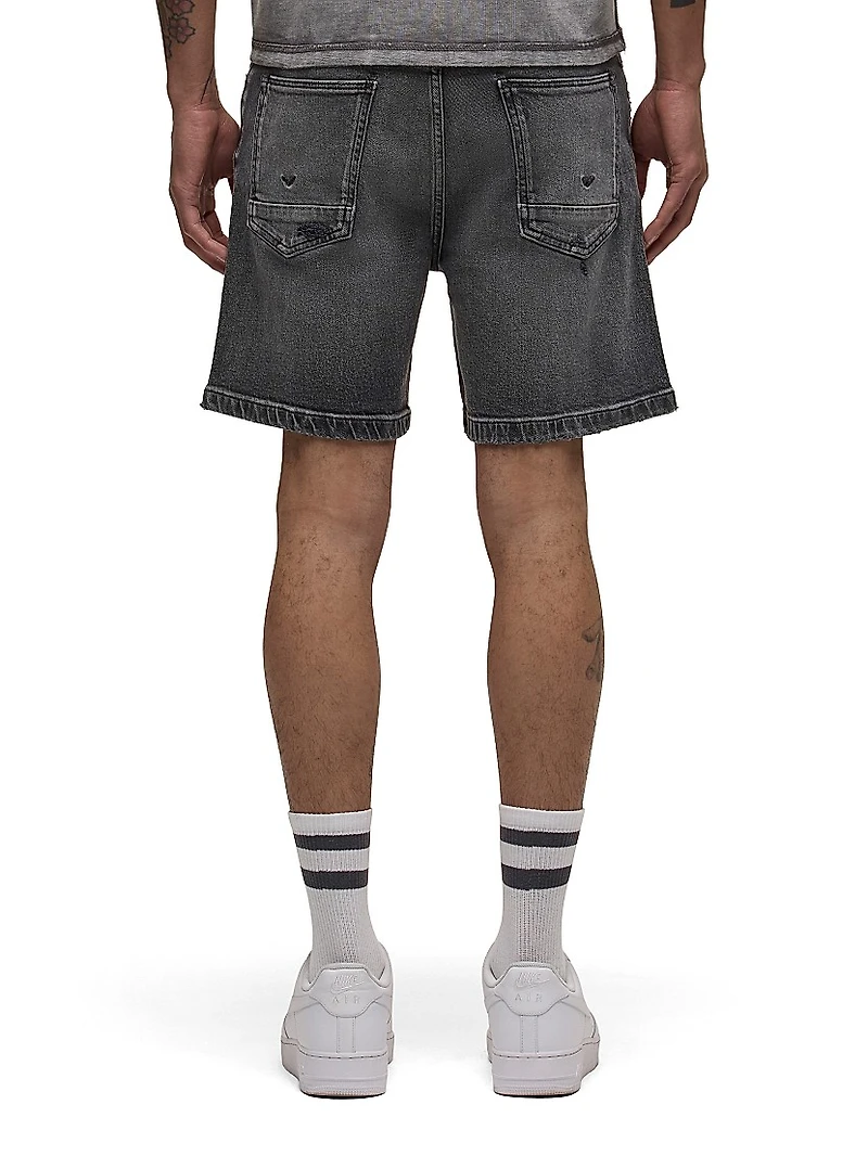 Clint Relaxed Denim Shorts