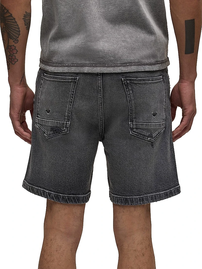 Clint Relaxed Denim Shorts
