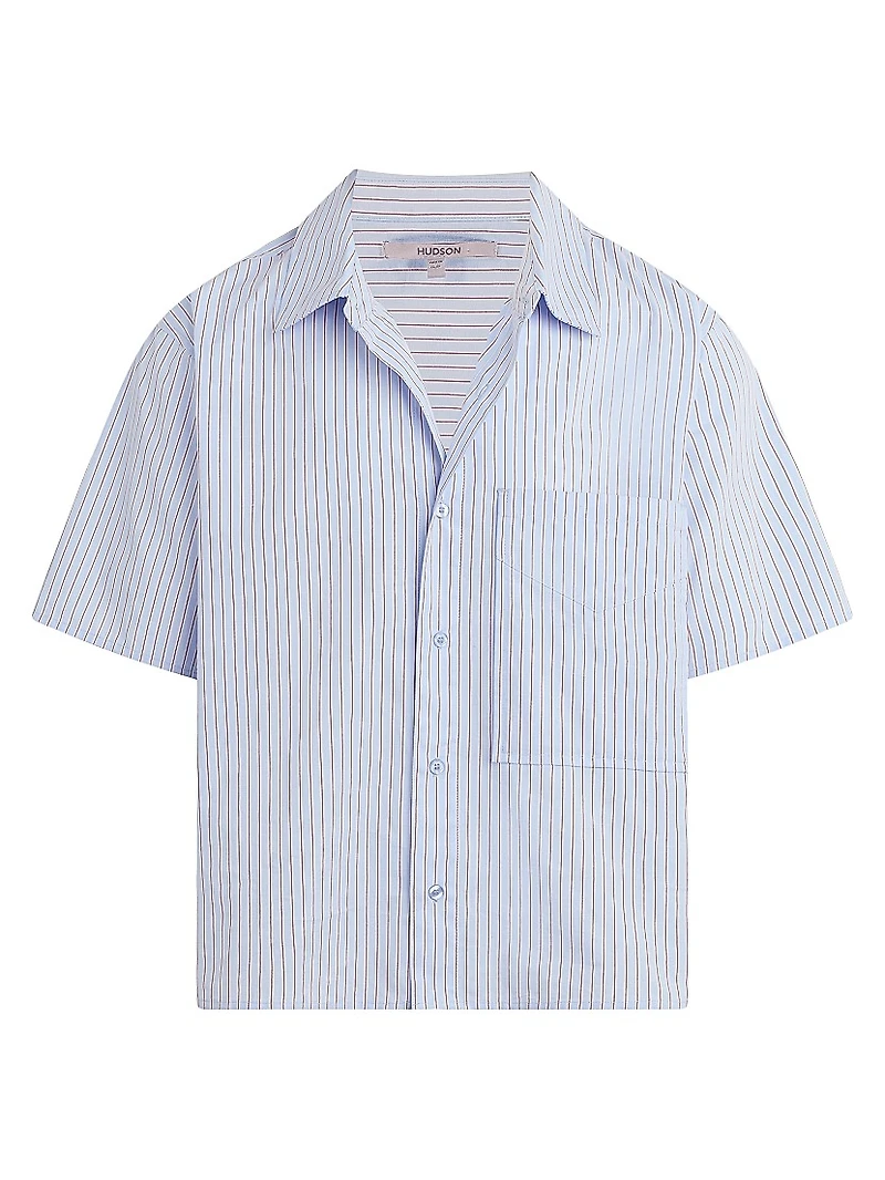 Rex Striped Cotton Poplin Shirt