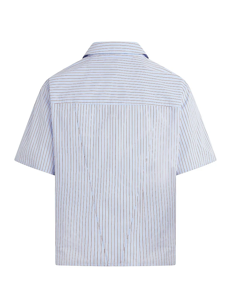Rex Striped Cotton Poplin Shirt