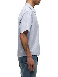 Rex Striped Cotton Poplin Shirt