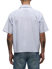 Rex Striped Cotton Poplin Shirt