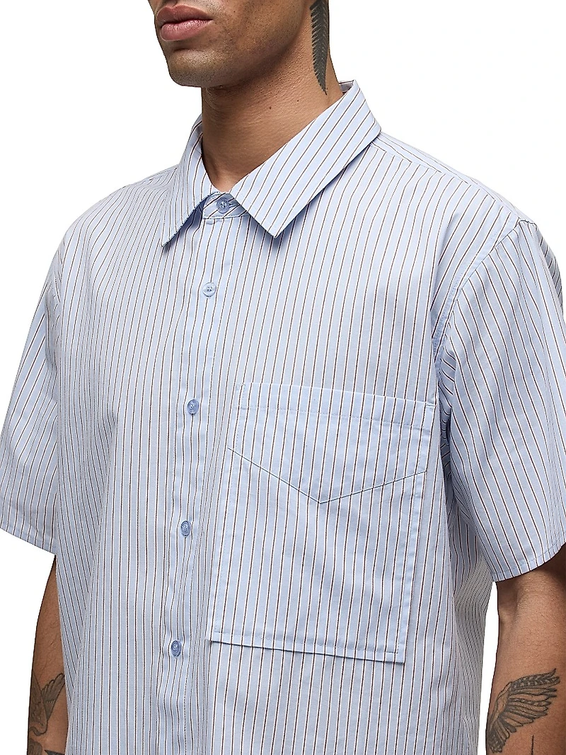 Rex Striped Cotton Poplin Shirt