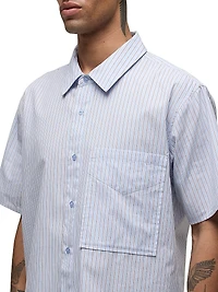 Rex Striped Cotton Poplin Shirt