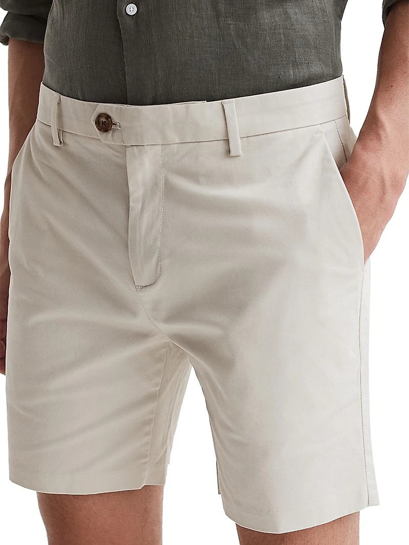 Wicket Stretch-Cotton Shorts