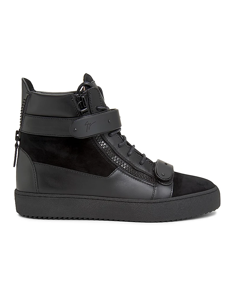 Ru50040 Leather High-Top Sneakers