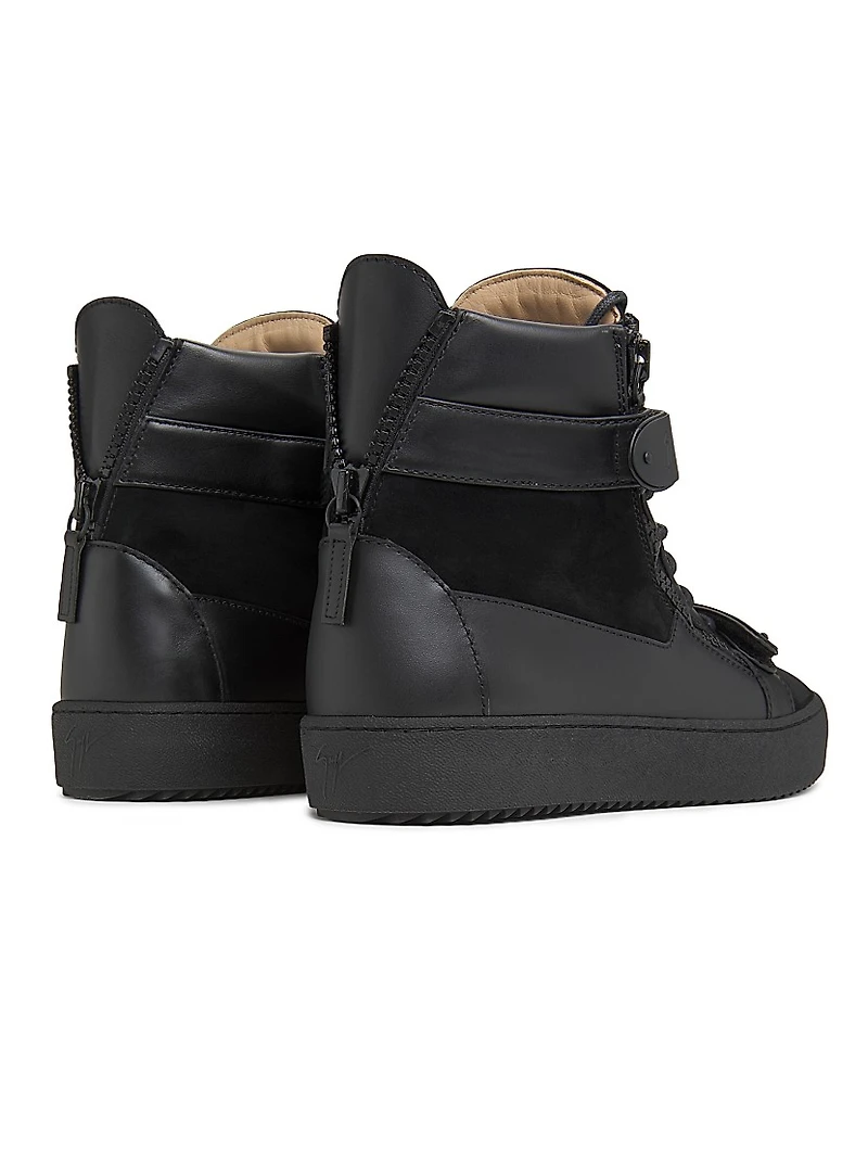 Ru50040 Leather High-Top Sneakers
