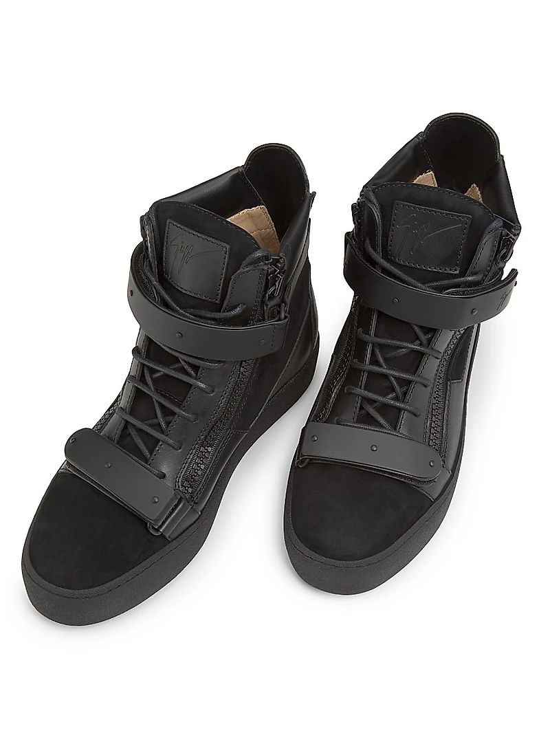 Ru50040 Leather High-Top Sneakers