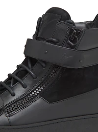 Ru50040 Leather High-Top Sneakers