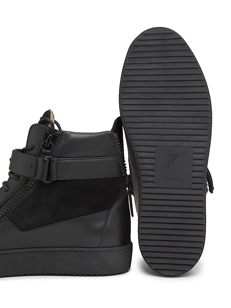 Ru50040 Leather High-Top Sneakers