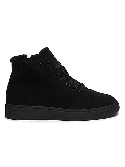 Scarpa Shearling Zip-Up Sneakers