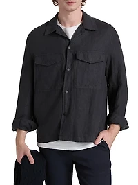 Angus Linen Shirt Jacket