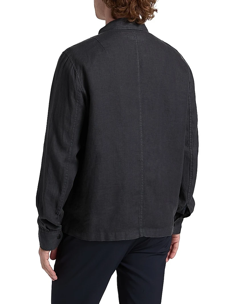 Angus Linen Shirt Jacket