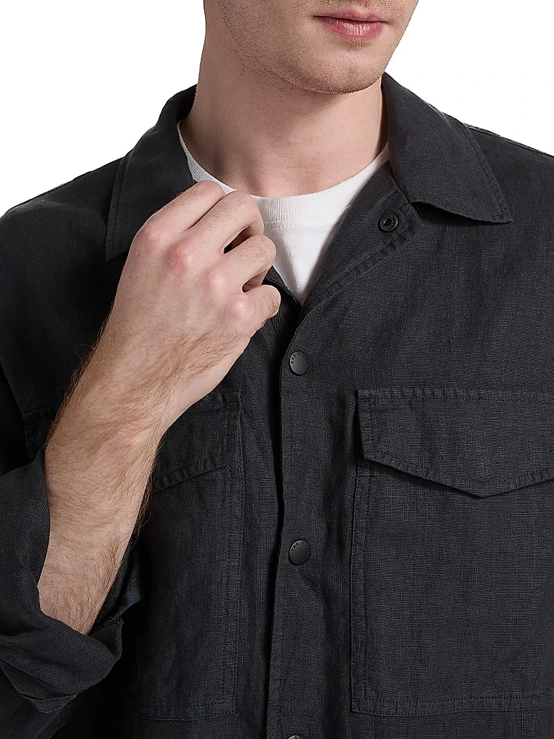 Angus Linen Shirt Jacket