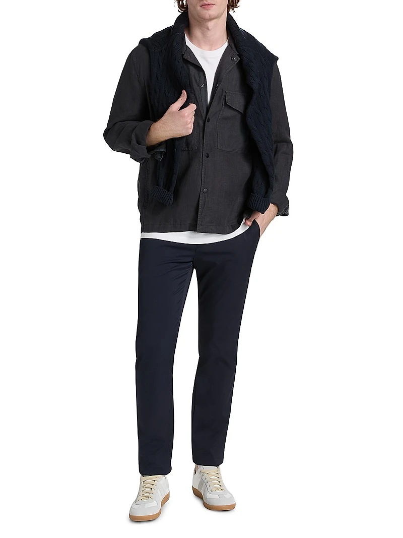 Angus Linen Shirt Jacket