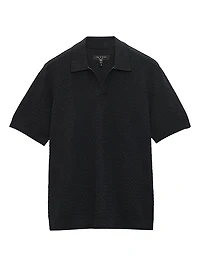 Zuma Toweling Herringbone Polo Shirt