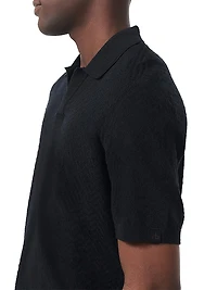 Zuma Toweling Herringbone Polo Shirt