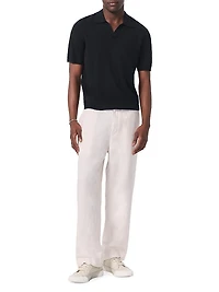 Zuma Toweling Herringbone Polo Shirt