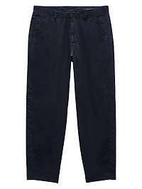 Tapered Linen Trousers