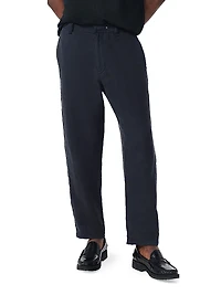 Tapered Linen Trousers