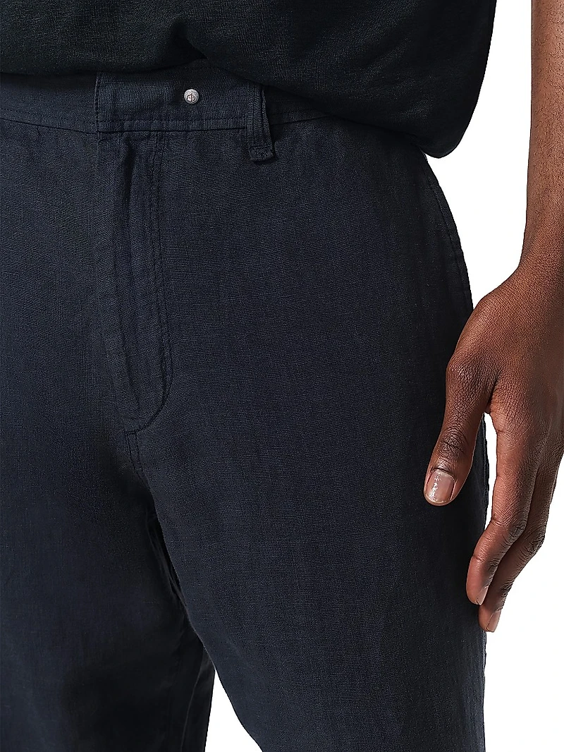Tapered Linen Trousers