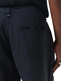 Tapered Linen Trousers