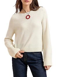 Boat-Neck Sweater