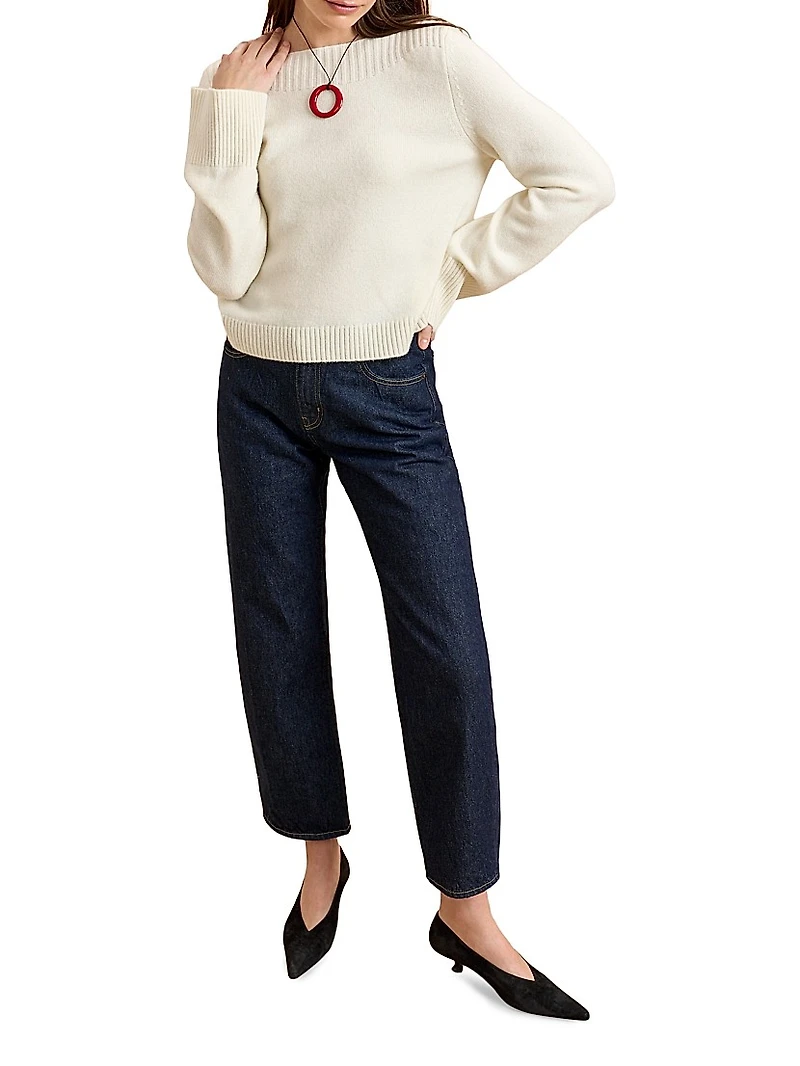 Boat-Neck Sweater