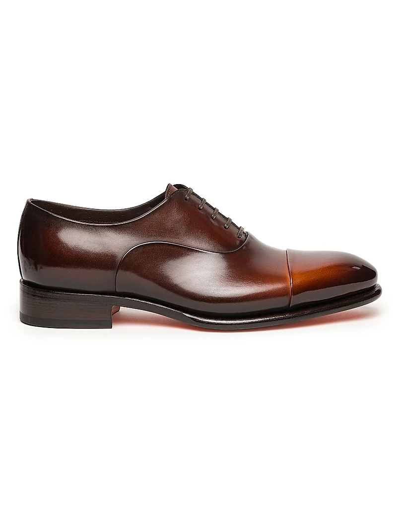 Carter Cap-Toe Leather Oxfords