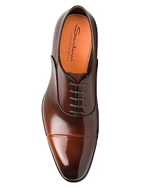 Carter Cap-Toe Leather Oxfords