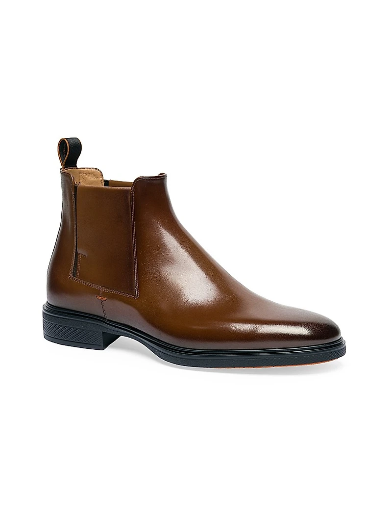 Easy On Leather Chelsea Boots
