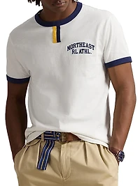 Athletic Graphic Cotton T-Shirt