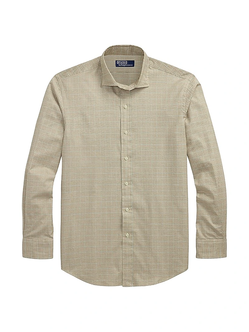 Coastal Checked Cotton Twill Shirt