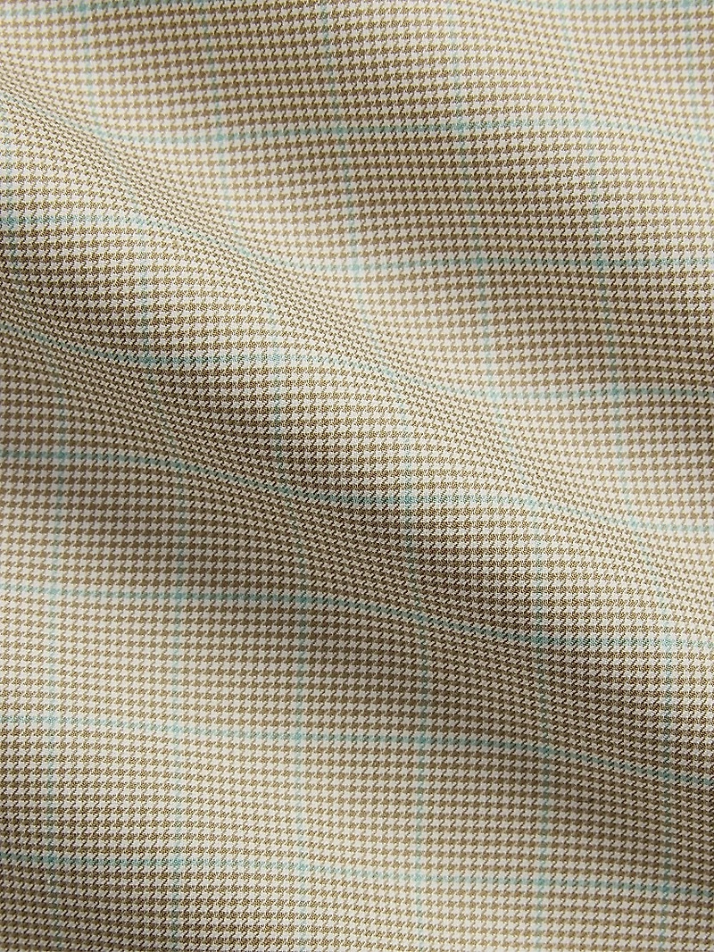 Coastal Checked Cotton Twill Shirt